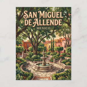 Cartão Postal Parque Benito Juárez México