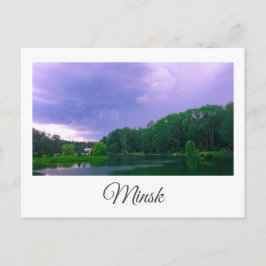 Cartão Postal Parque Botânico do Jardim Botânico de Belarus Mins