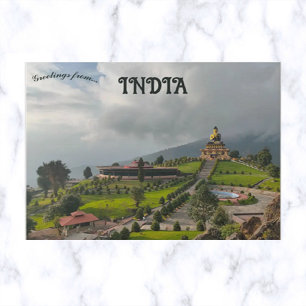 Cartão Postal Parque Buddha Ravangla Sikkim Índia
