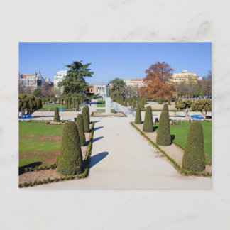 Cartão Postal Parque Buen Retiro em Madrid