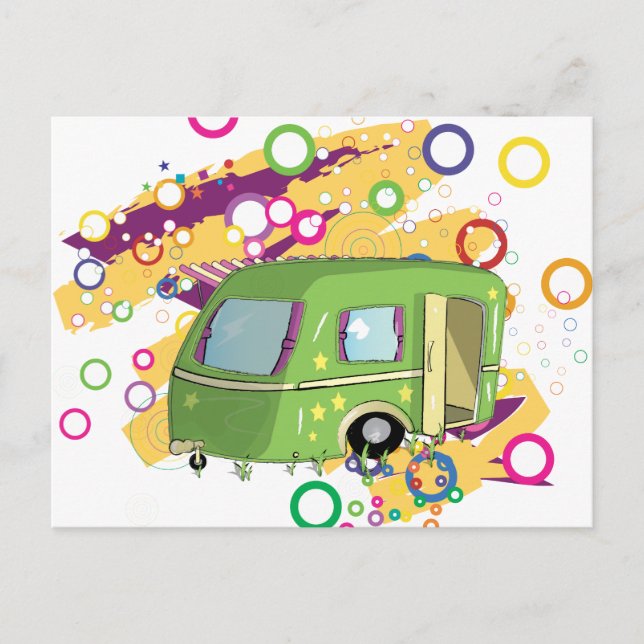 Cartão Postal parque caravana (Frente)