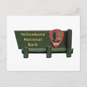 Cartão Postal Parque dos Cachorros Yellowbone