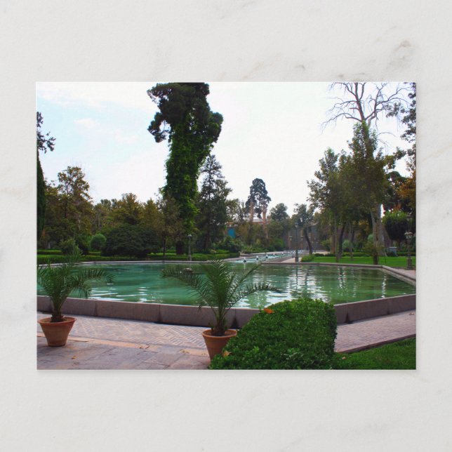 Cartão Postal Parque em Teerã (Frente)