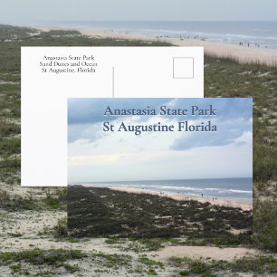 Cartão Postal Parque Estadual Anastasia St Augustine FL Fotográf