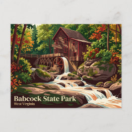 Cartão Postal Parque Estadual Babcock EUA
