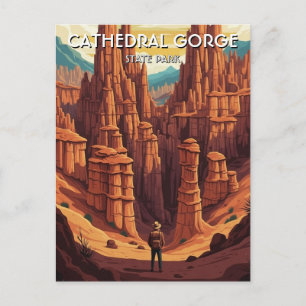 Cartão Postal Parque Estadual Cathedral Gorge Nevada Viagens