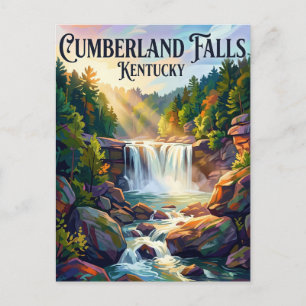 Cartão Postal Parque Estadual Cumberland Falls Resort Kentucky