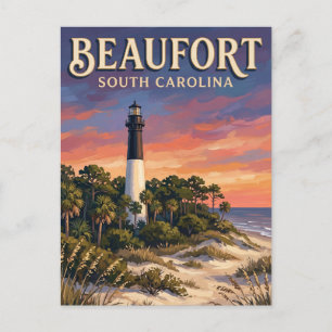Cartão Postal Parque Estadual da Ilha de Caça Beaufort Carolina