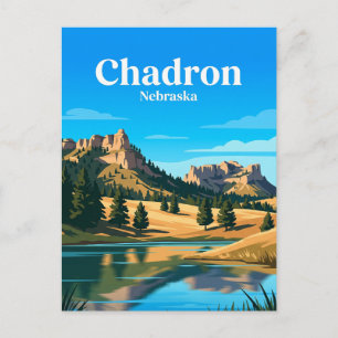 Cartão Postal Parque Estadual de Chadron EUA