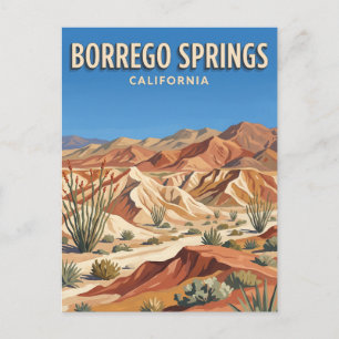 Cartão Postal Parque Estadual do Deserto de Anza-Borrego Califór
