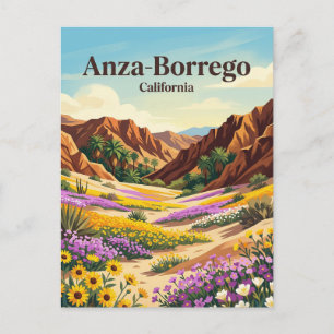 Cartão Postal Parque Estadual do Deserto de Anza-Borrego EUA