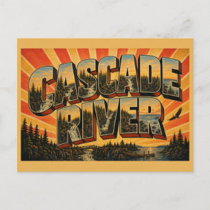 Cartão Postal Parque Estadual do Rio Cascade MN Arte de Viagem V