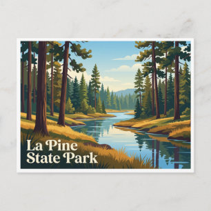 Cartão Postal Parque Estadual La Pine Oregon