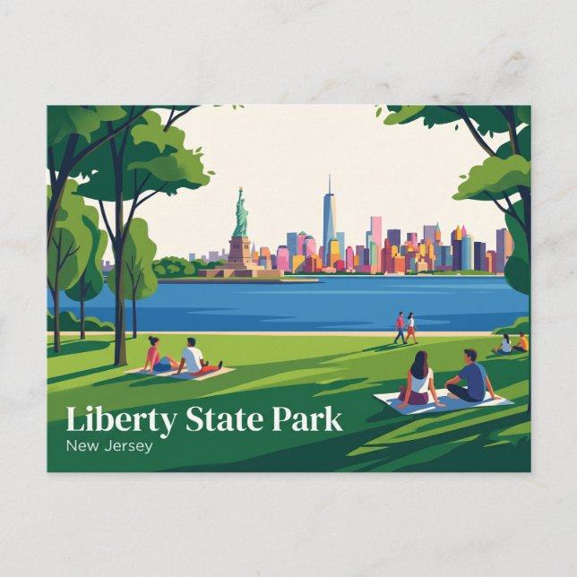Cartão Postal Parque Estadual Liberty EUA (Frente)