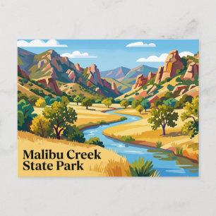 Cartão Postal Parque Estadual Malibu Creek Califórnia