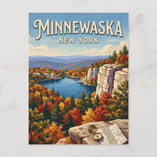 Cartão Postal Parque Estadual Minnewaska Preserve New Paltz Nova