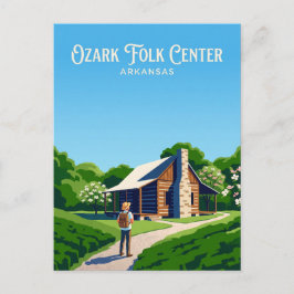Cartão Postal Parque Estadual Ozark Folk Center EUA