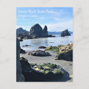 Cartão Postal Parque Estadual Sisters Rock, Costa do Oregon