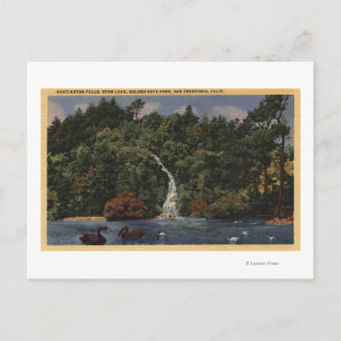 Cartão Postal Parque Golden Gate, Lago Stow, Huntington Falls