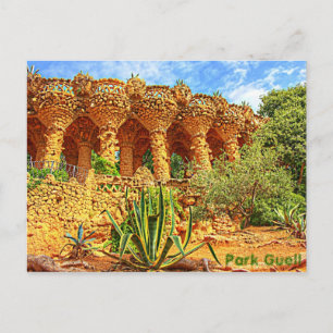 Cartão Postal Parque Guell