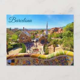 Cartão Postal Parque Güell Barcelona