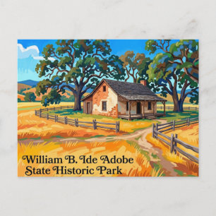 Cartão Postal Parque Histórico Estadual William B. Ide Adobe