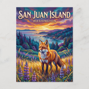 Cartão Postal Parque Histórico Nacional da Ilha de San Juan EUA