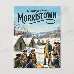 Cartão Postal Parque Histórico Nacional de Morristown Nova Jerse