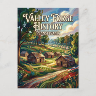 Cartão Postal Parque Histórico Nacional Valley Forge Pensilvânia