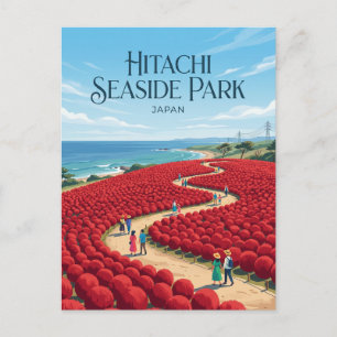 Cartão Postal Parque Hitachi Seaside Japão