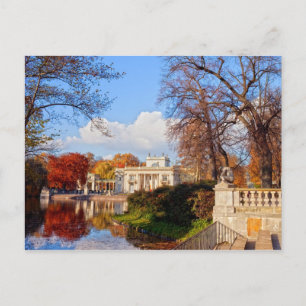 Cartão Postal Parque Lazienki em Varsóvia