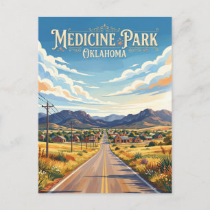 Cartão Postal Parque Medicine EUA