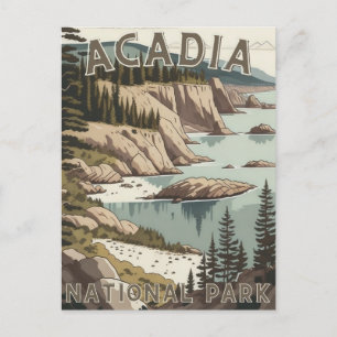 Cartão Postal Parque Nacional Acadia
