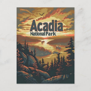 Cartão Postal Parque Nacional Acadia