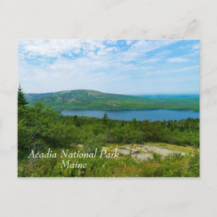 Cartão Postal Parque Nacional Acadia em Maine