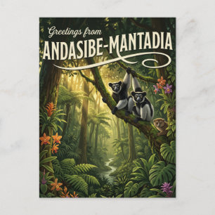 Cartão Postal Parque Nacional Andasibe-Mantadia Madagascar