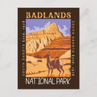 Parque Nacional Badlands Dakota do Sul Angustiado