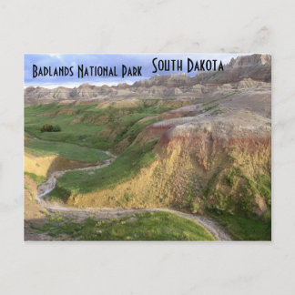 Cartão Postal Parque Nacional Badlands South Dakota Postcard