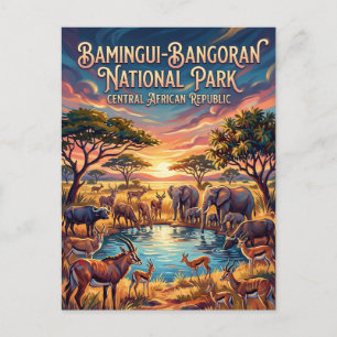 Cartão Postal Parque Nacional Bamingui-Bangoran