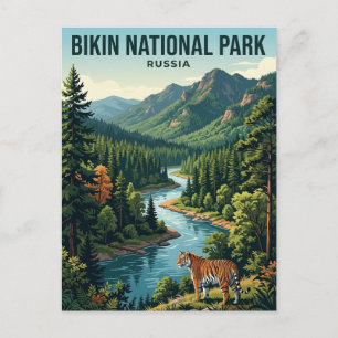 Cartão Postal Parque Nacional Bikin Rússia