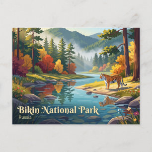 Cartão Postal Parque Nacional Bikin Rússia