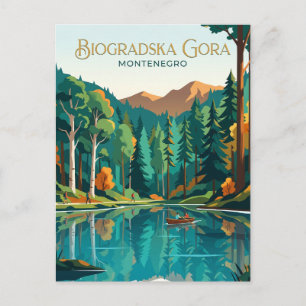 Cartão Postal Parque Nacional Biogradska Gora Montenegro