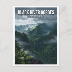 Cartão Postal Parque Nacional Black River Gorges Chamarel Viagem