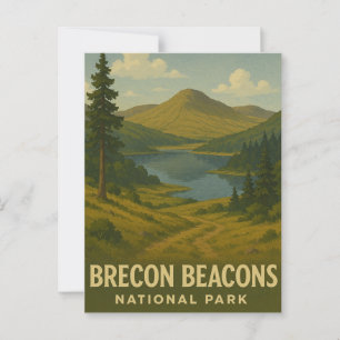 Cartão Postal Parque Nacional Brecon Beacons