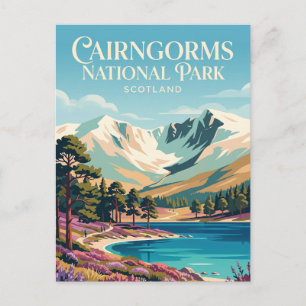 Cartão Postal Parque Nacional Cairngorms Escócia