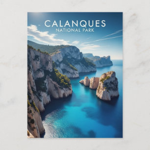 Cartão Postal Parque Nacional Calanques França Viagem