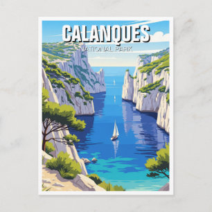 Cartão Postal Parque Nacional Calanques França Viagem