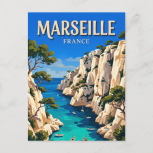 Cartão Postal Parque Nacional Calanques Marselha França