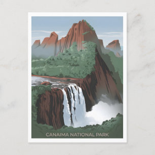 Cartão Postal Parque Nacional Canaima Venezuela Vintage