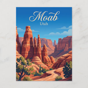 Cartão Postal Parque Nacional Canyonlands Needles Utah